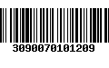 Código de Barras 3090070101209