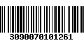 Código de Barras 3090070101261