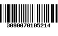 Código de Barras 3090070105214