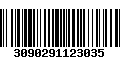 Código de Barras 3090291123035