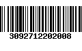 Código de Barras 3092712202008