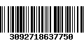 Código de Barras 3092718637750