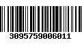 Código de Barras 3095759006011