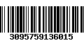 Código de Barras 3095759136015