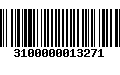 Código de Barras 3100000013271