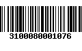 Código de Barras 3100080001076