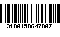 Código de Barras 3100150647807