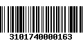 Código de Barras 3101740000163