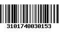 Código de Barras 3101740030153