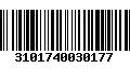 Código de Barras 3101740030177