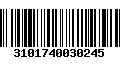 Código de Barras 3101740030245