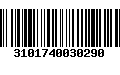 Código de Barras 3101740030290