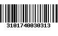 Código de Barras 3101740030313