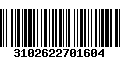 Código de Barras 3102622701604