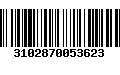 Código de Barras 3102870053623