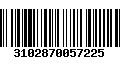 Código de Barras 3102870057225