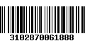 Código de Barras 3102870061888