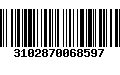 Código de Barras 3102870068597