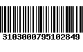 Código de Barras 3103000795102849