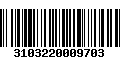 Código de Barras 3103220009703