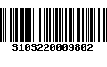 Código de Barras 3103220009802