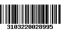 Código de Barras 3103220028995