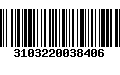 Código de Barras 3103220038406