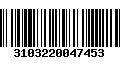 Código de Barras 3103220047453