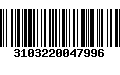 Código de Barras 3103220047996