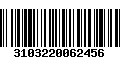 Código de Barras 3103220062456