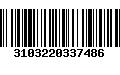 Código de Barras 3103220337486