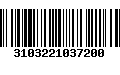 Código de Barras 3103221037200