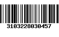 Código de Barras 3103228030457