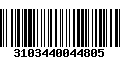 Código de Barras 3103440044805