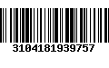 Código de Barras 3104181939757