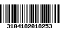 Código de Barras 3104182018253