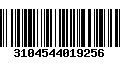 Código de Barras 3104544019256