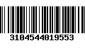 Código de Barras 3104544019553