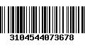 Código de Barras 3104544073678