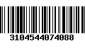 Código de Barras 3104544074088