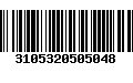 Código de Barras 3105320505048