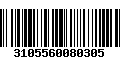 Código de Barras 3105560080305