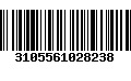 Código de Barras 3105561028238