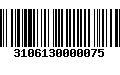 Código de Barras 3106130000075