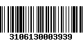 Código de Barras 3106130003939