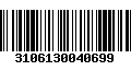 Código de Barras 3106130040699