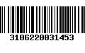 Código de Barras 3106220031453