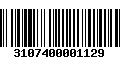 Código de Barras 3107400001129