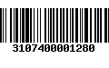 Código de Barras 3107400001280