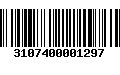 Código de Barras 3107400001297